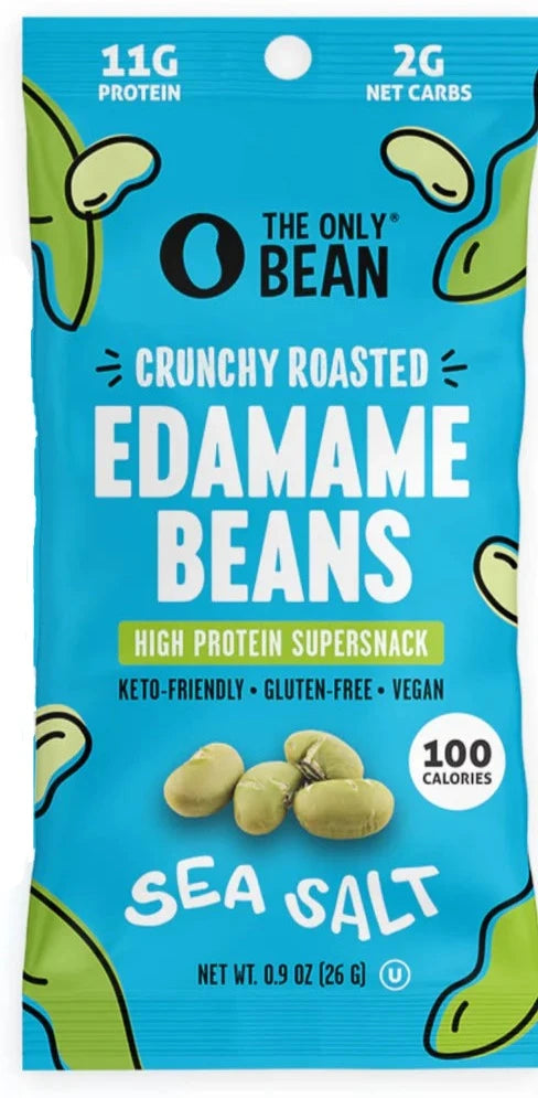 Crunchy Roasted Edamame Beans (Sea Salt)